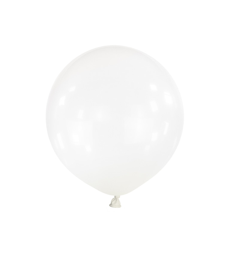 Bílý velký balón
