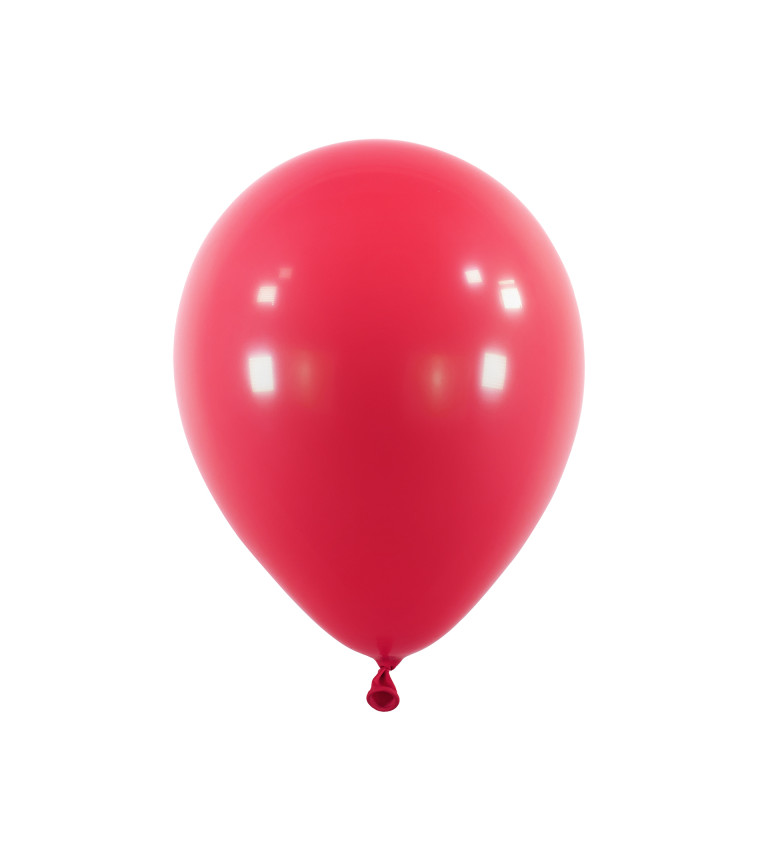 Latexové balónky 35 x 14 cm pastelové, červené, 50 ks