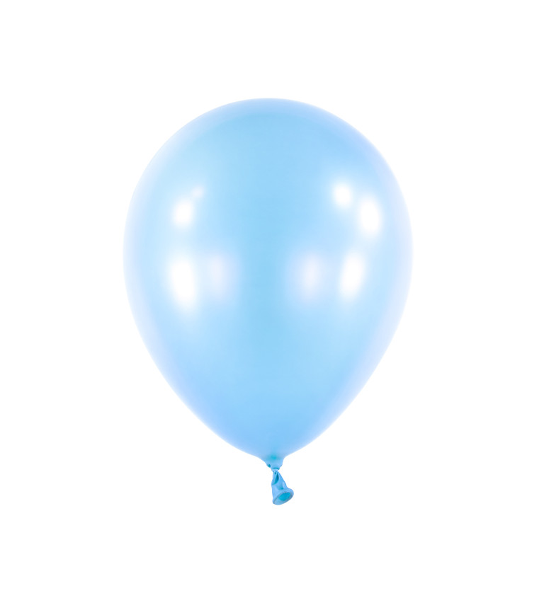 Latexové balónky 35 cm perlově, modré , 50 ks