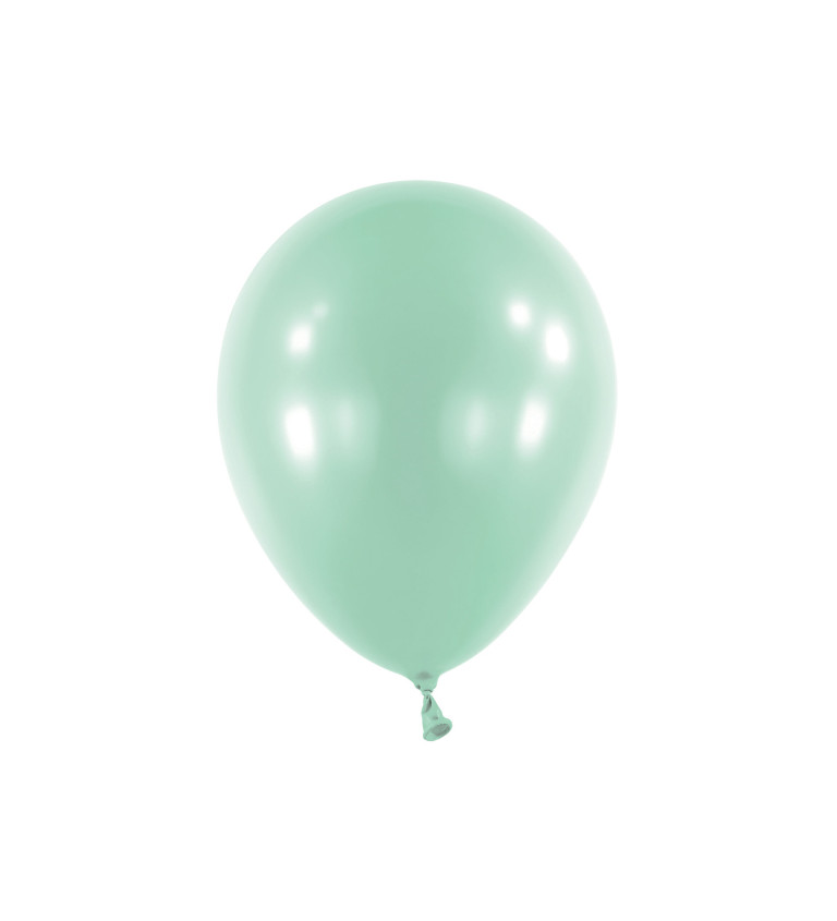 Latexové balónky 27,5 cm mintové, 50 ks