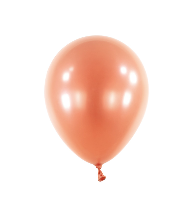 Latexové balónky 35 cm perletové, růžové, 10 ks