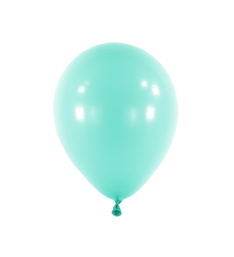 Latexové balónky 35 cm mintové, 50 ks
