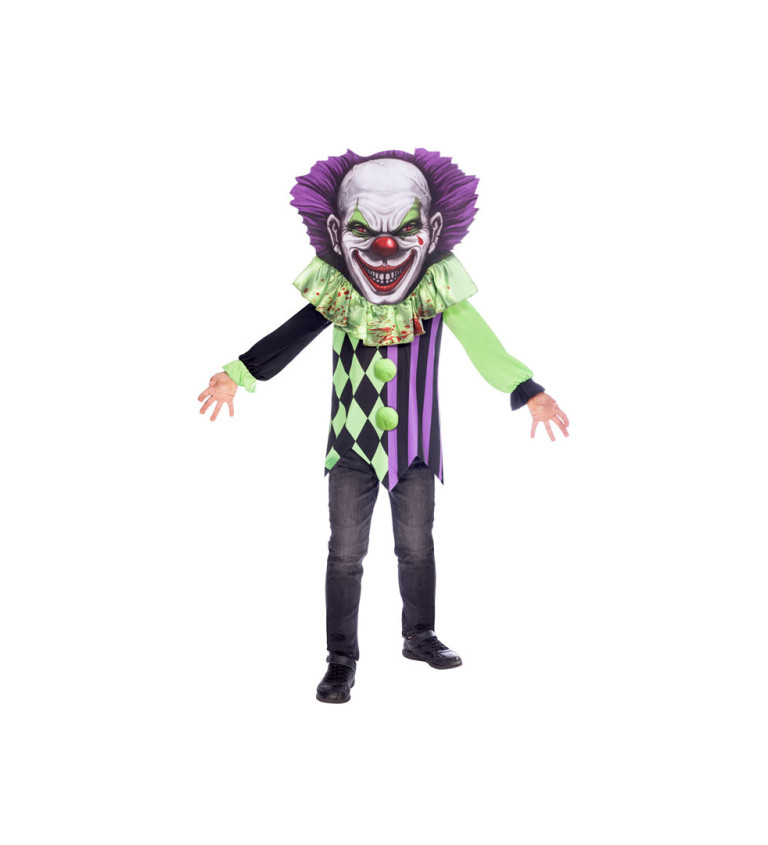 Halloween kostým pro děti - Strašidelný klaun