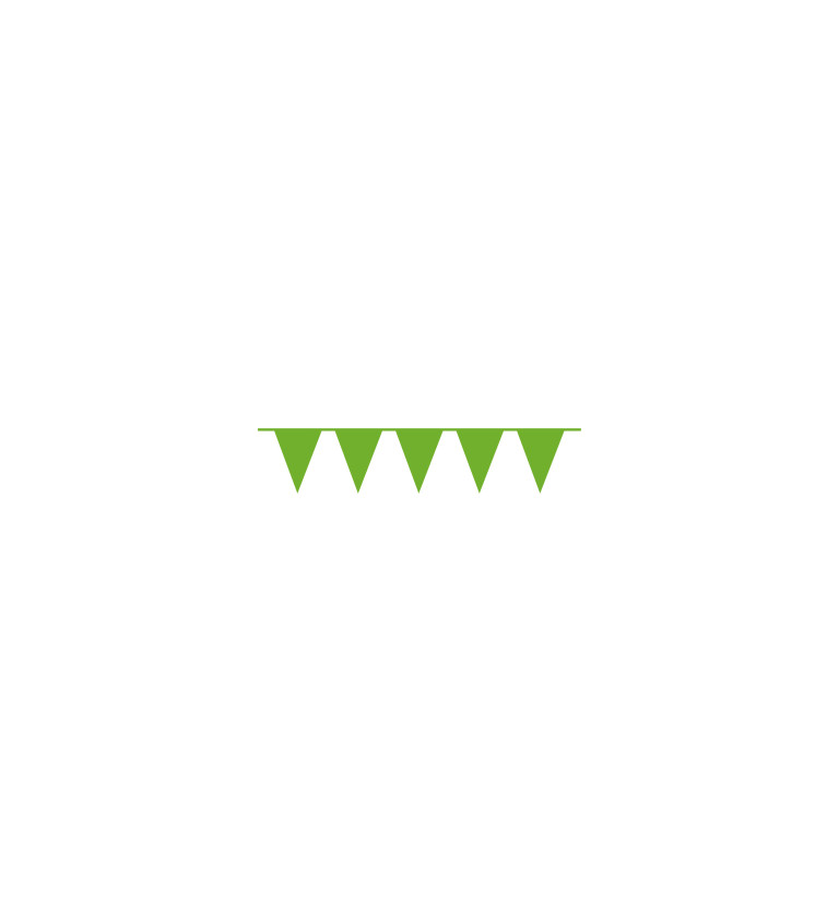 Girlanda - kiwi zelená