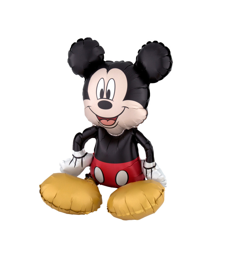 Balón sedící Mickey Mouse