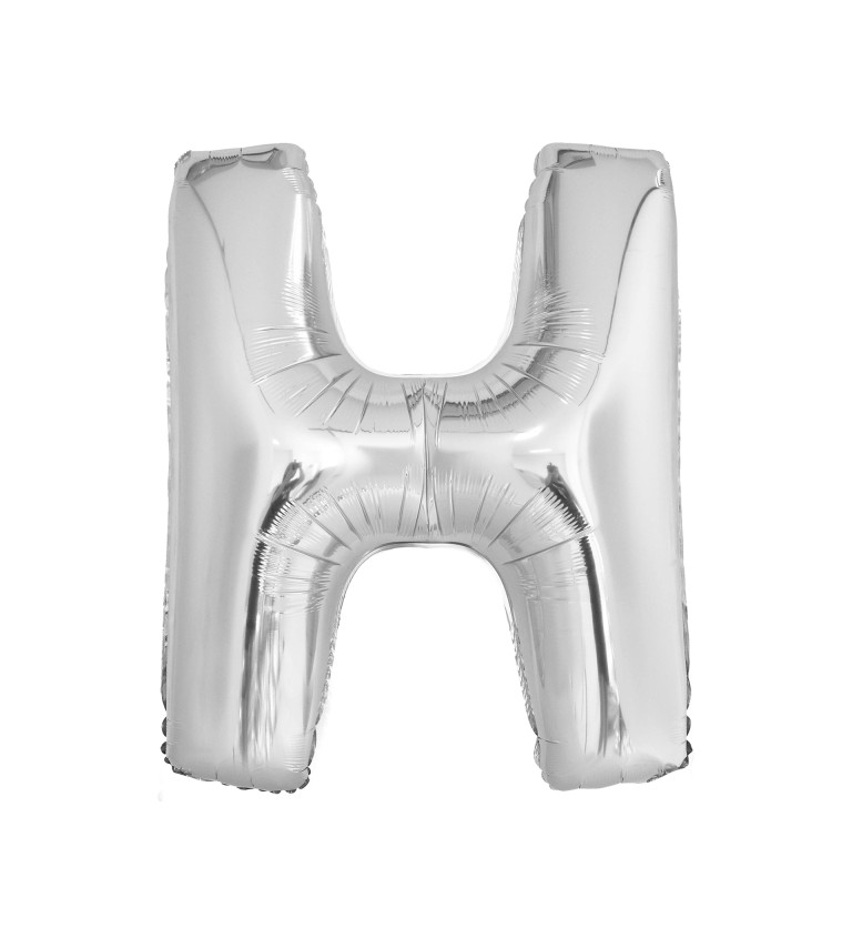 Stříbrný balónek H