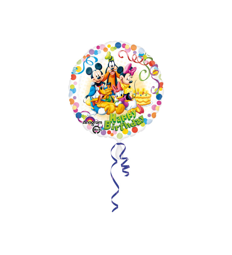 Balón Mickey Happy Birthday
