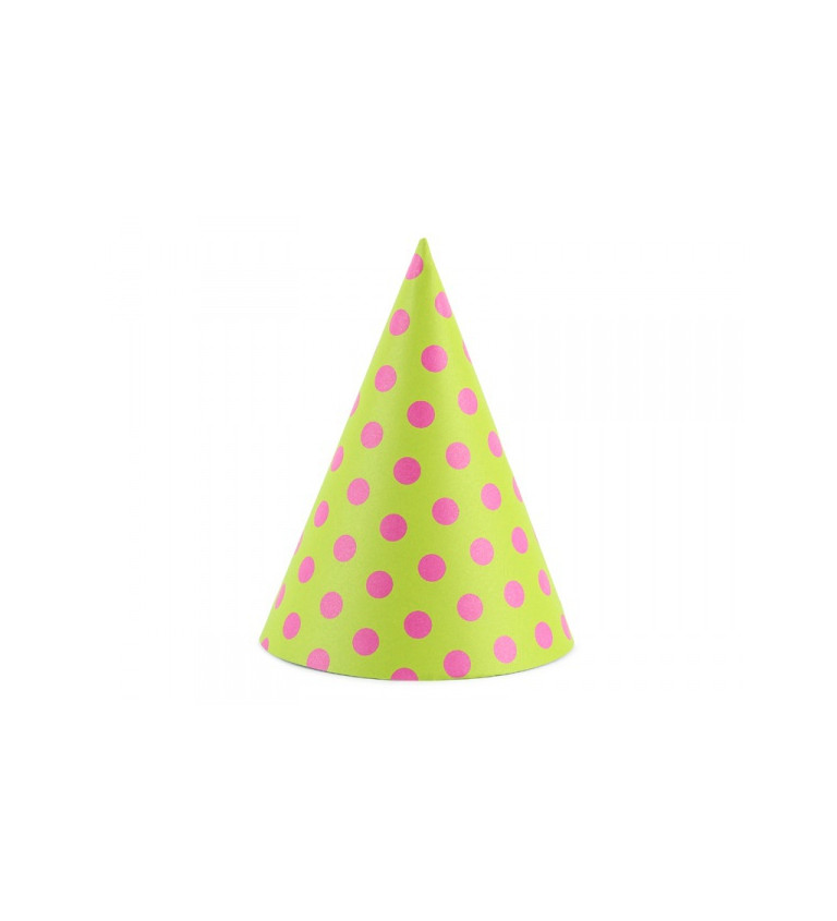 Jablkově zelený párty klobouček