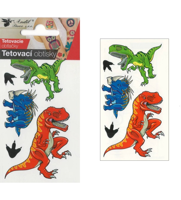 Tetování- velcí dinosauři