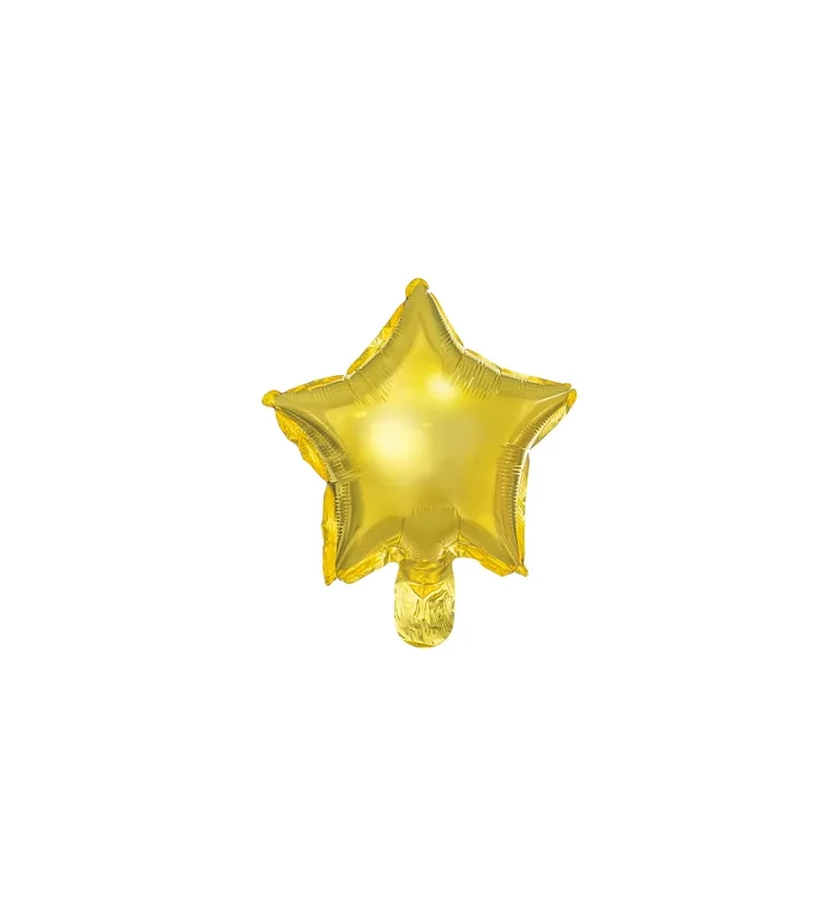 Zlatý balónek hvězda