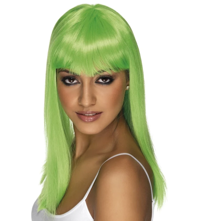 Dámská paruka Glamourama - zelená
