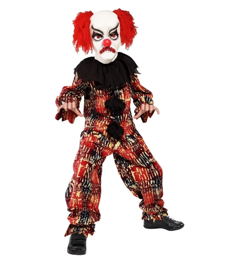 Dětský kostým - Strašidelný klaun, unisex