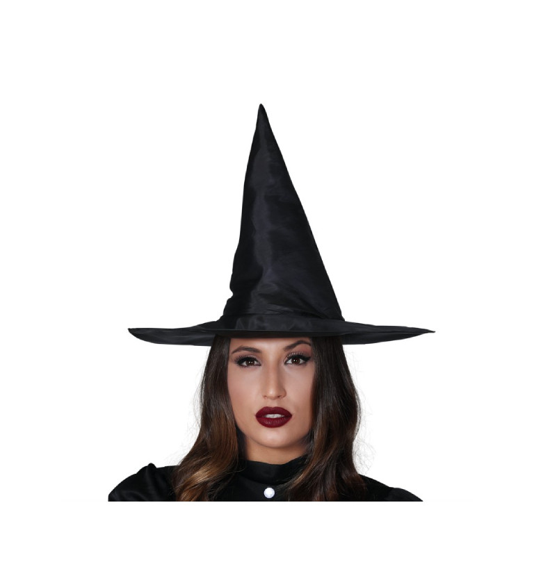 Čarodějnický klobouk - černý