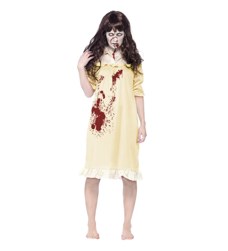 Kostým na halloween - náměsíčná zombie