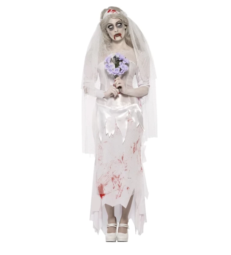 Dámský kostým - nevěsta zombie