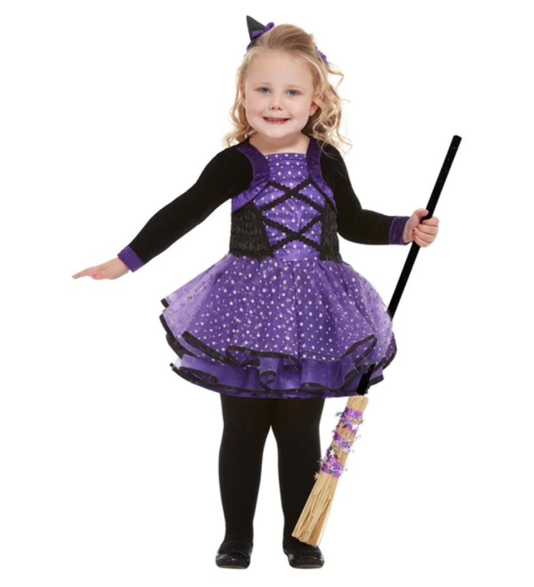 Dětský kostým - čarodějnice