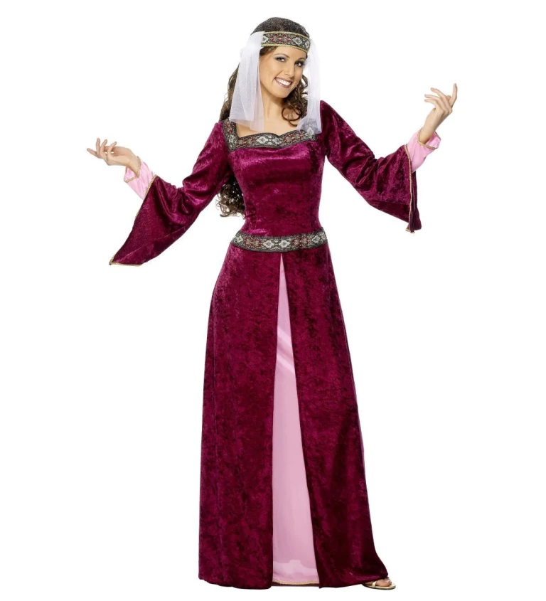 Dámský kostým - Královny - růžový