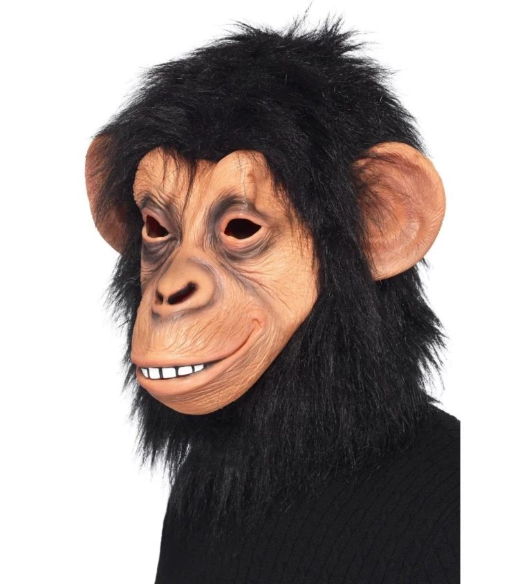 Gumová maska - Šimpanz