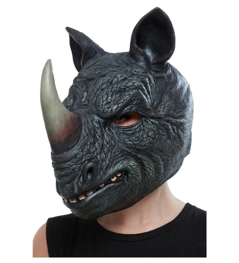 Celohlavová maska - Nosorožec