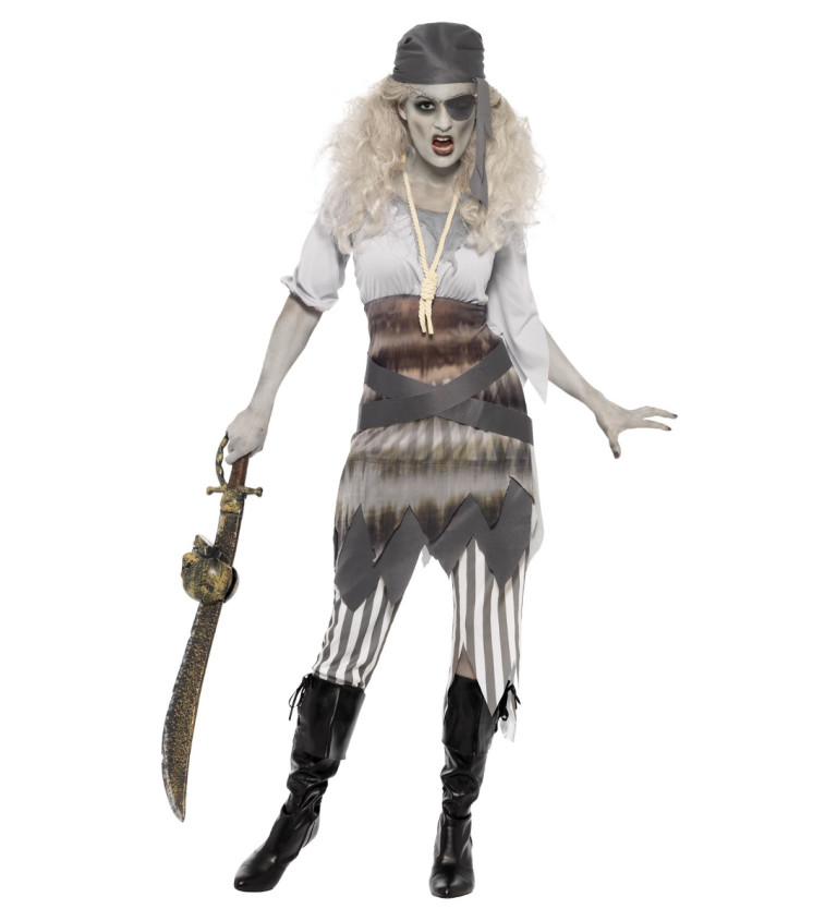 Dámský kostým - Zombie pirátky