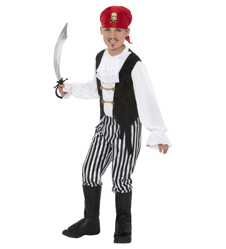 Dětský kostým - Pirát bojovník se šátkem