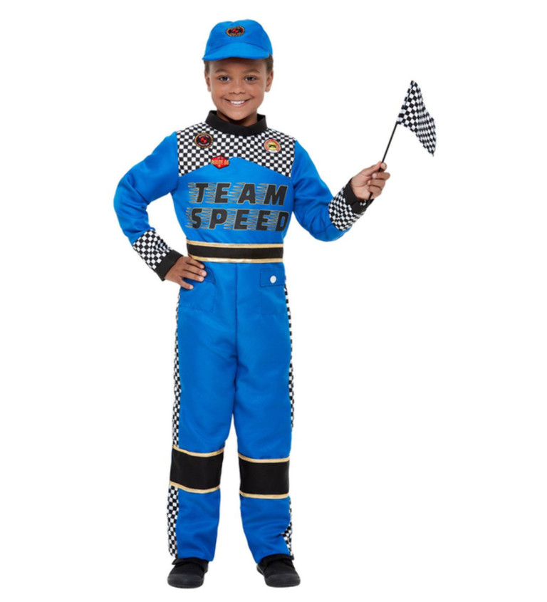 Dětský kostým řidiče - závodník