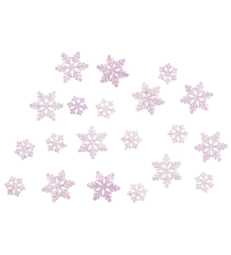 Sněhové vločky konfety
