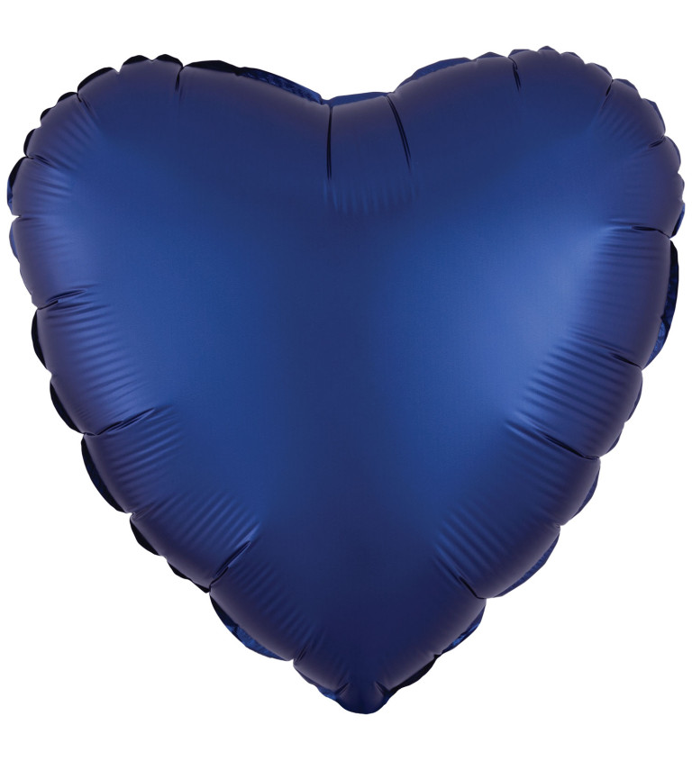 Fóliový balónek - tmavě modré srdce