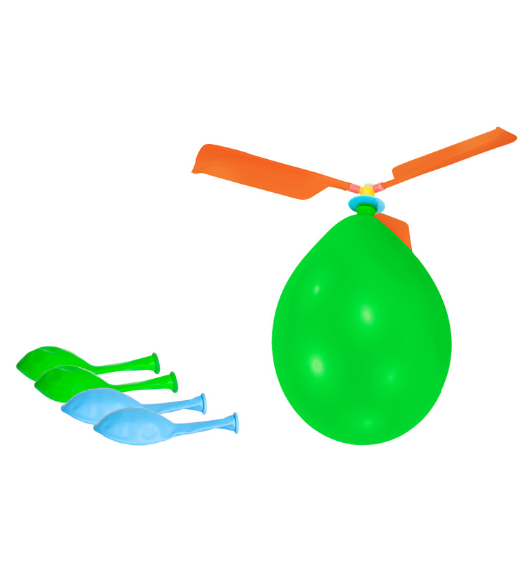 Vrtulník s latexovým balónkem