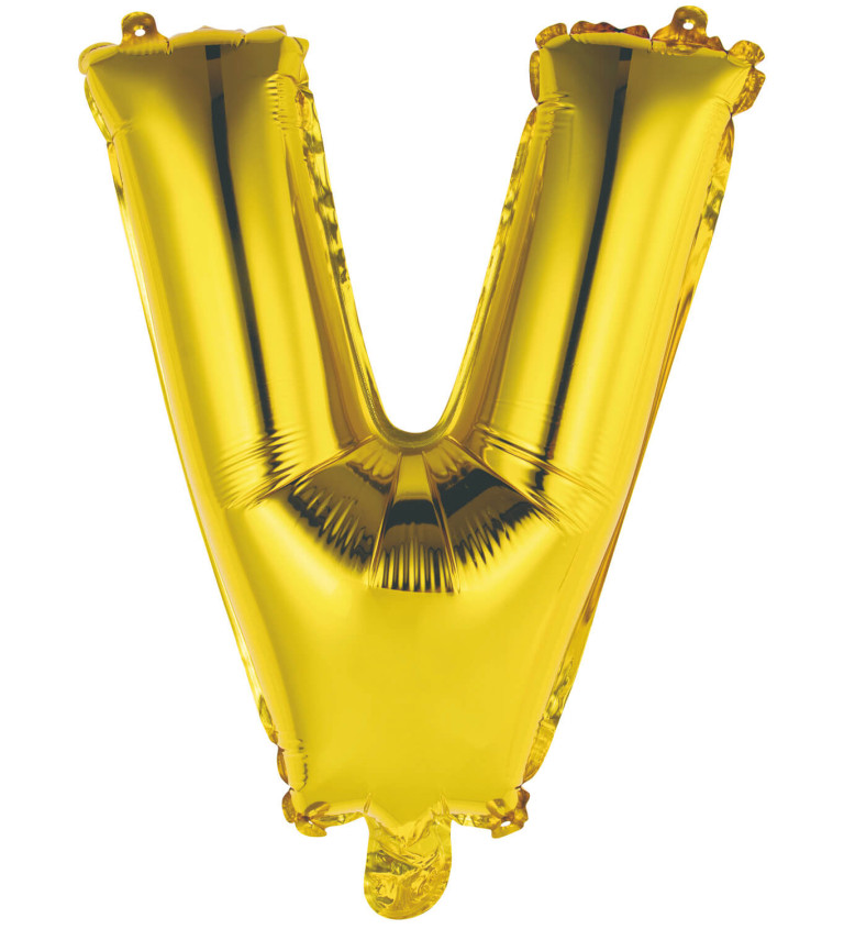 Mini zlatý balónek V