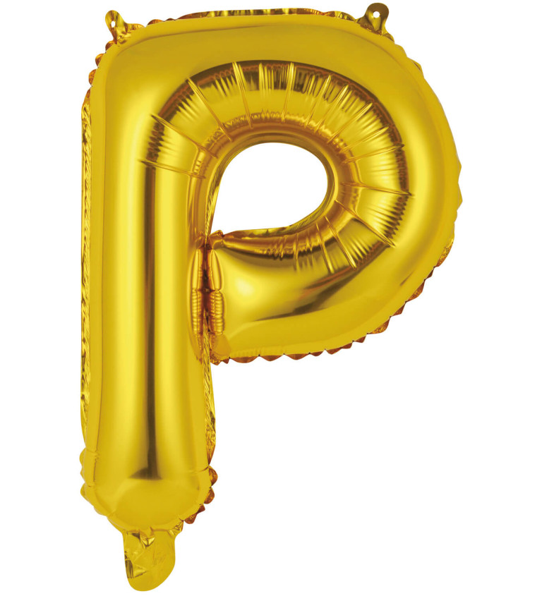 Mini zlatý balónek P