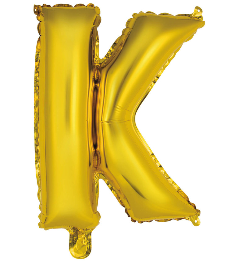 Mini balónek zlatý K