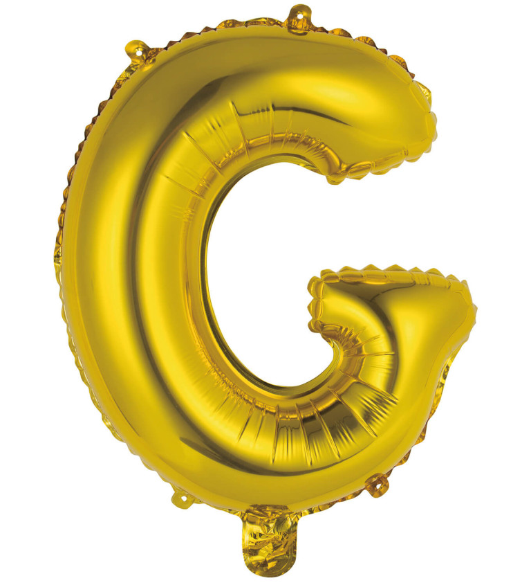 Mini zlatý balónek G