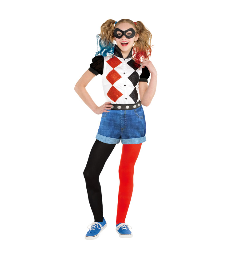Dívčí kostým Harley Quinn