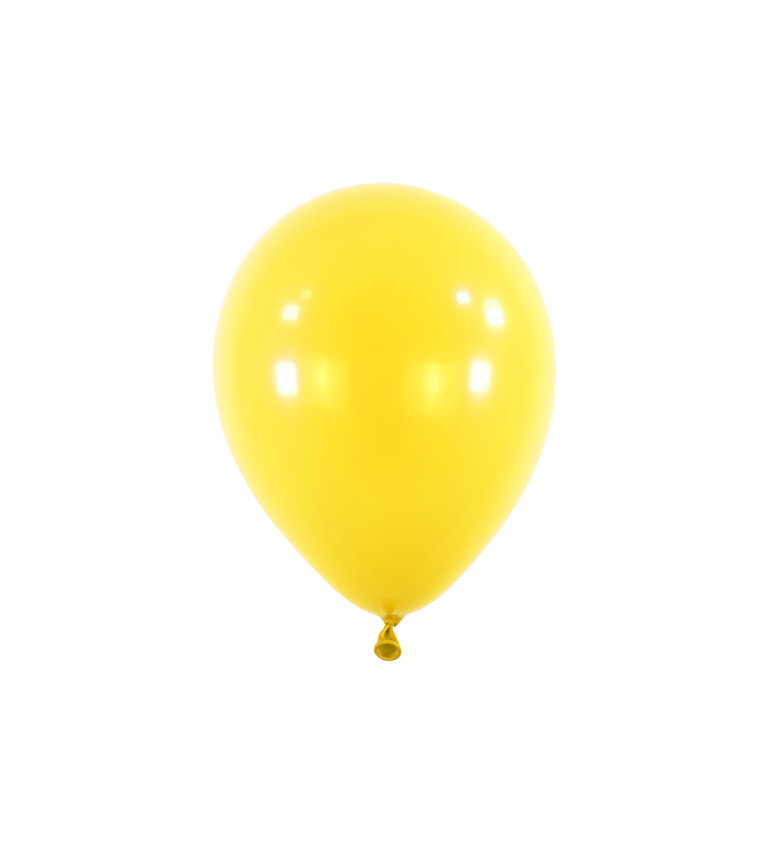 Latexové dekorační balónky žluté