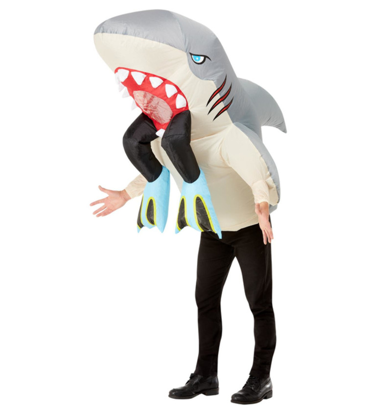 Pánský kostým - Žralok a potápěč