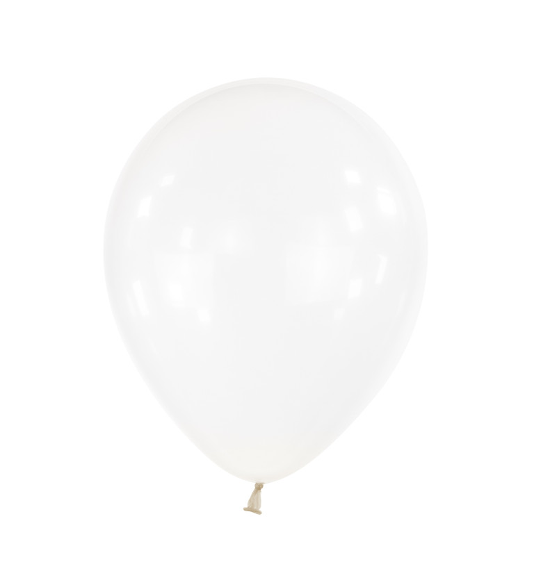 Latexové balónky dekorační - průhledné