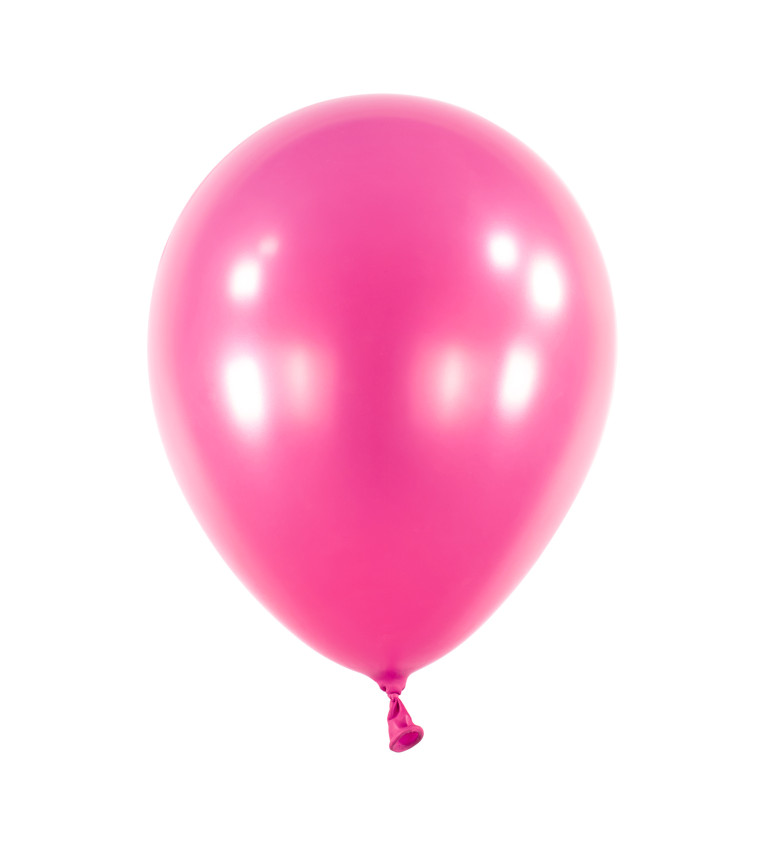 Latexové balónky metalické růžové