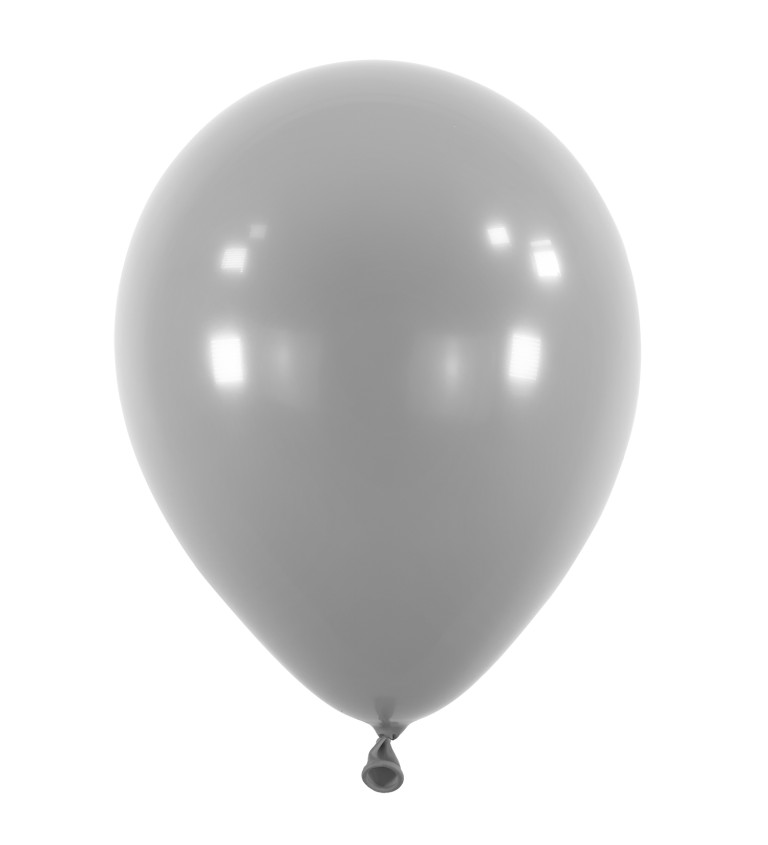 Latexové balónky dekorační - šedé