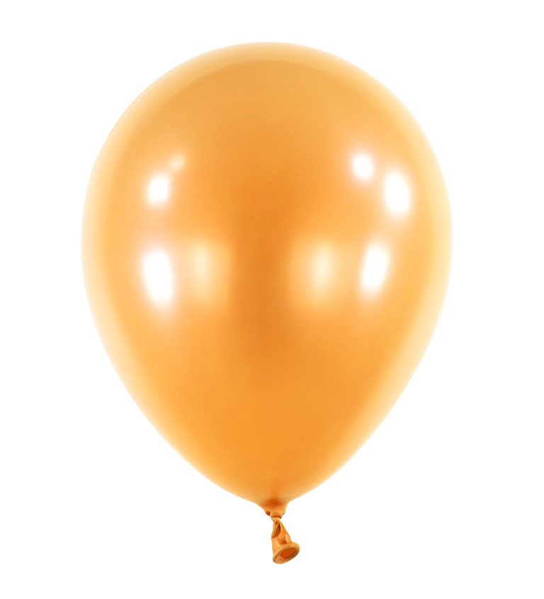 Latexové balónky dekorační - světle oranžové