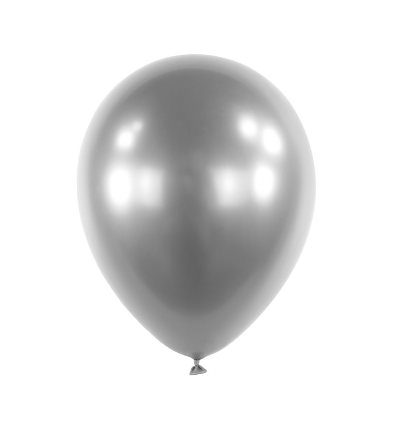 Latexové balónky dekorativní - stříbrné