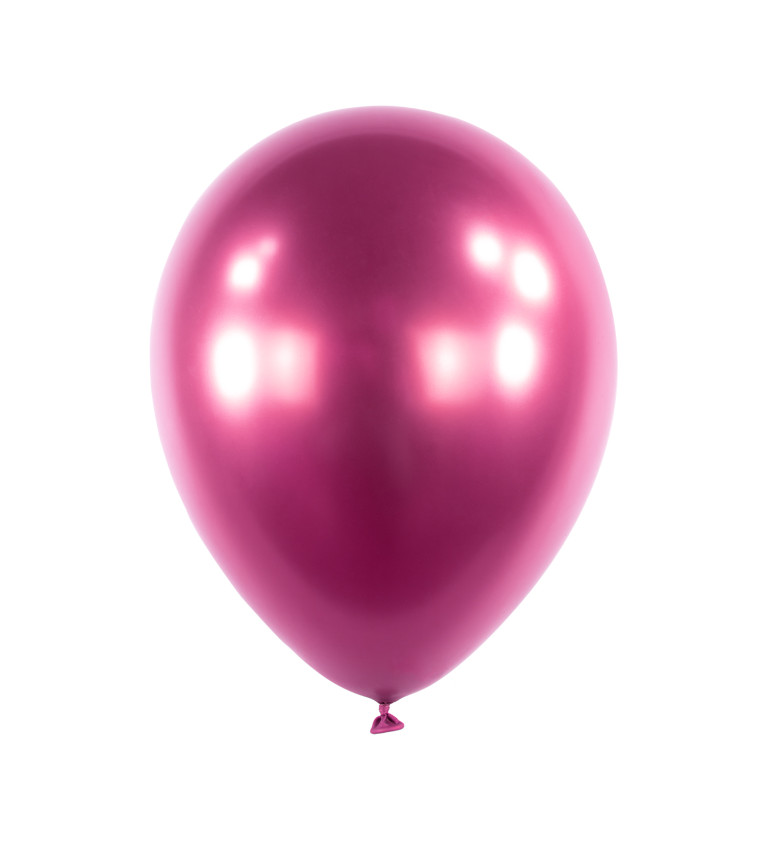 Latexové balónky dekorativní - chromově růžové