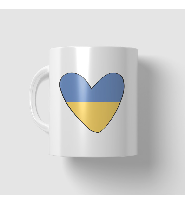 Hrnek - Srdce ukrajina