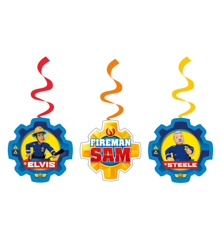 Požárník Sam - závěsné dekorace