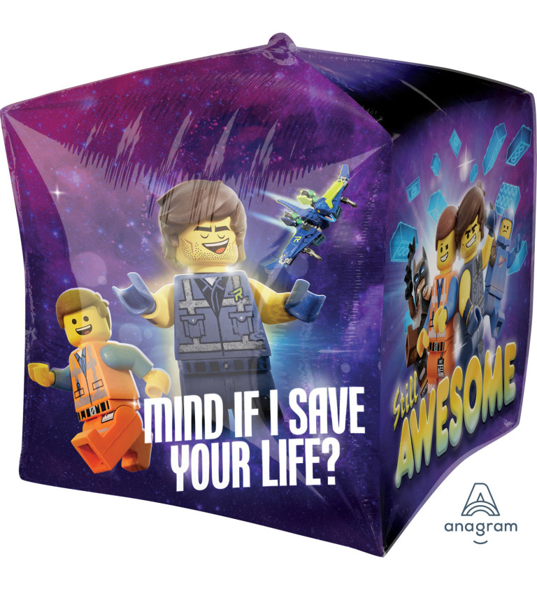 Fóliový balónek Lego barevný 38 cm