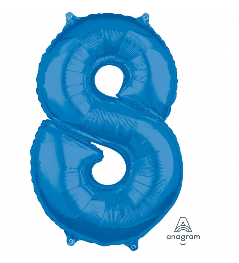 Modrý balónek - číslo 8