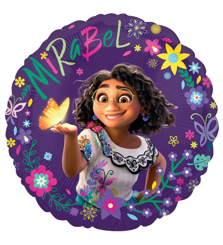 Fóliový balónek Encanto Mirabel fialový 40 cm