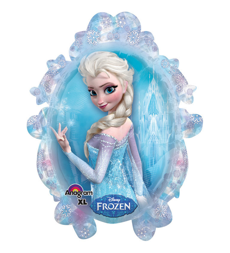 Fóliový balónek Frozen Anna a Elsa barevný