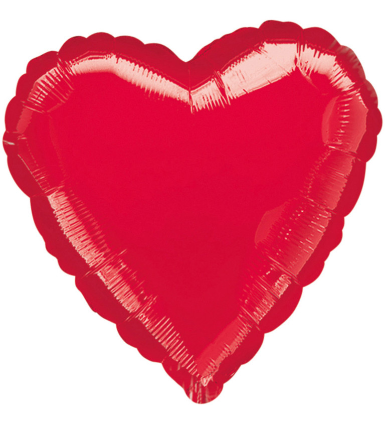 Balónek - srdce červené