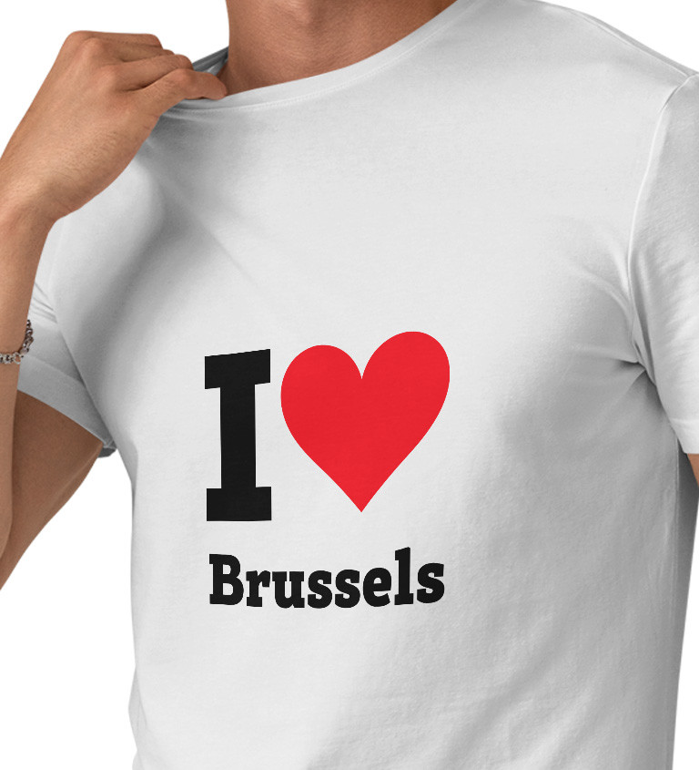 Pánské triko - I love Brussels